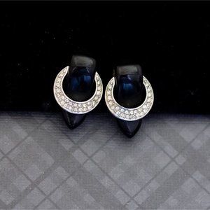 Vintage Belt Buckle Clip On Earrings by Crown Trifari G47